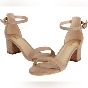 Womens Strappy Chunky Block Low Heeled Sandals Open Toe Ankle Strap size 12 NWOT